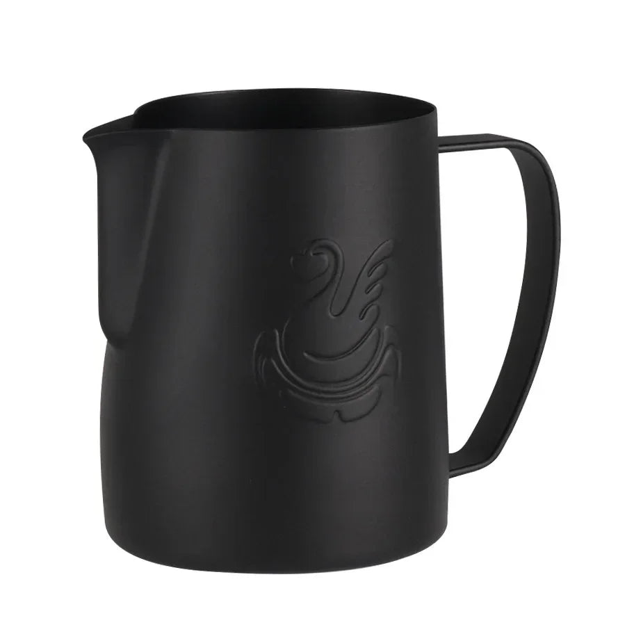 1Pc 600ml Milk Jug Steaming Frothing Pitcher Stainless Steel Non-Stick Pull Flower Cup for Coffee Cappuccino Latte