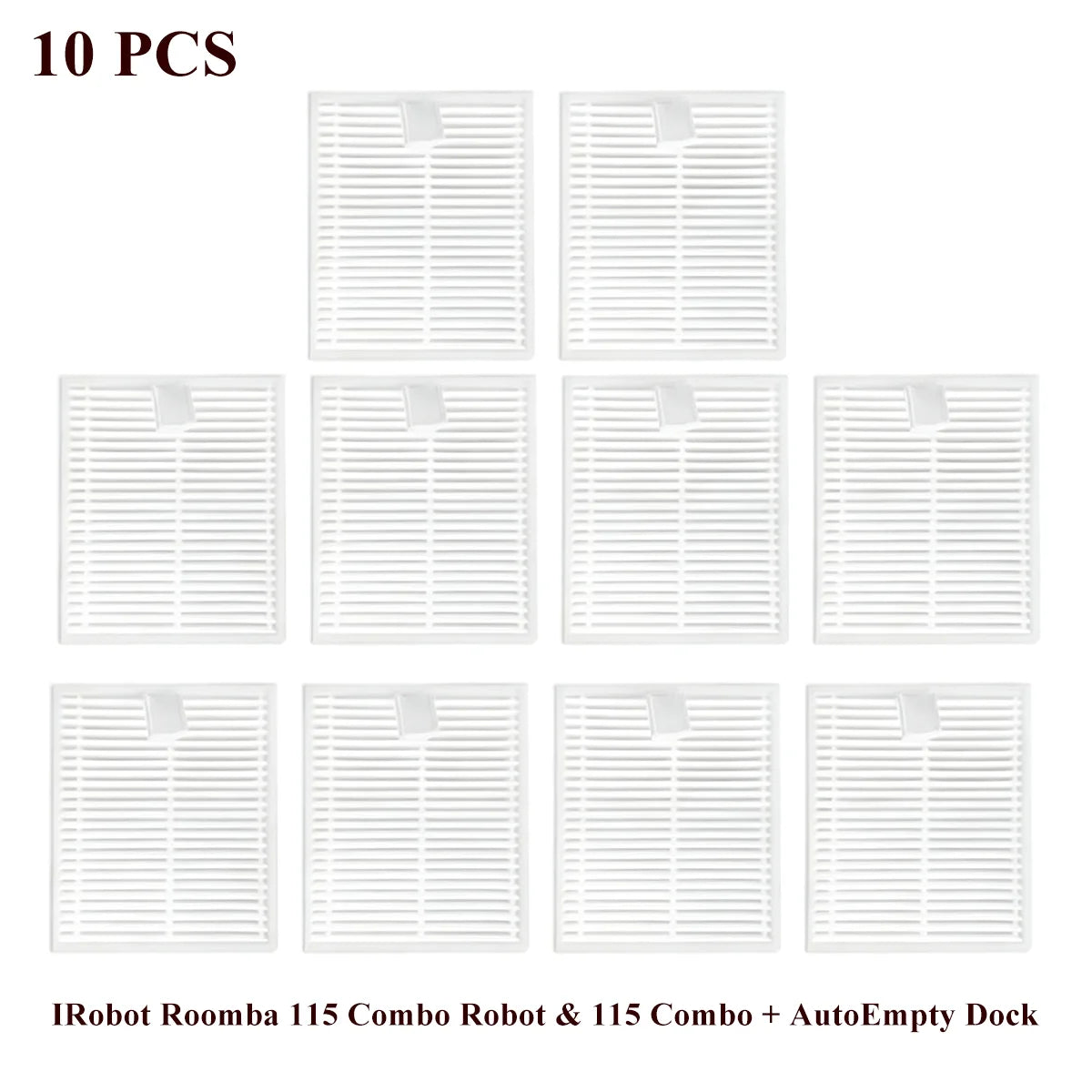 Compatible with IRobot Roomba 115 Combo/115 Combo+ Vacuum Cleaner Part Main Roller Brush Side Brush Filter Mop Pad Dust Bag Accessories