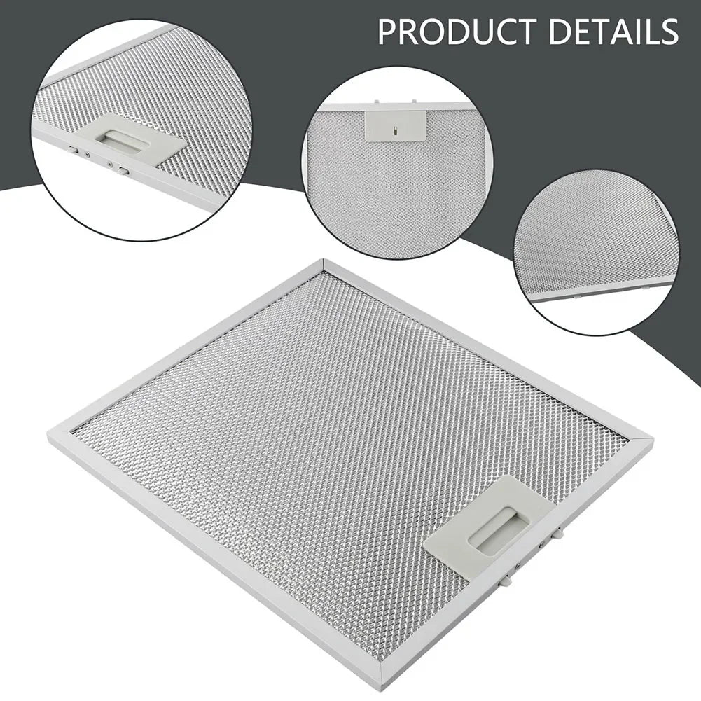 Range Hood Filter Exhaust Grease Filter 370*270mm Sliver Filter For Kitchen Exhauster Cooking Cleaning Supplies Parts