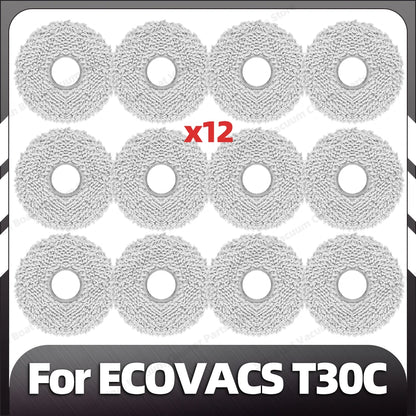 Compatible with ECOVACS T30C / T30C OMNI / T30C PRO OMNI Main Side Brush Filter Mop Pad Dust Bag Spare Parts Accessories