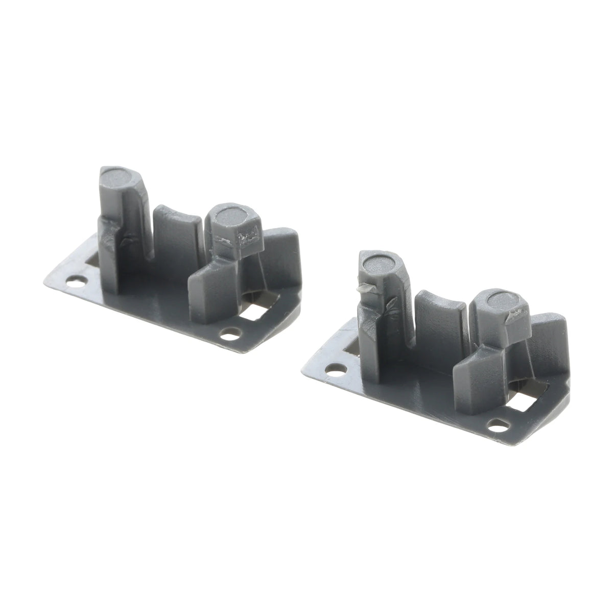 2pcs Dishwasher Rack Stop Clip W10195622 Upper Dishrack Slide Rail Rear Stop for Whirlpool/KitchenAid/Kenmore Replace AP4566222