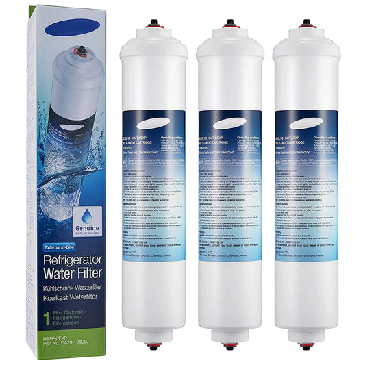 Inline Refrigerator Water Filter Compatible with Samsung / Whirlpool / GE DA29-10105J / 4378411RB / HAFEX / IC-100A