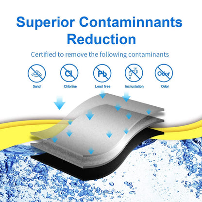 Inline Refrigerator Water Filter Compatible with Samsung / Whirlpool / GE 4378411RB / HAFEX / DA29-10105J / IC-100A