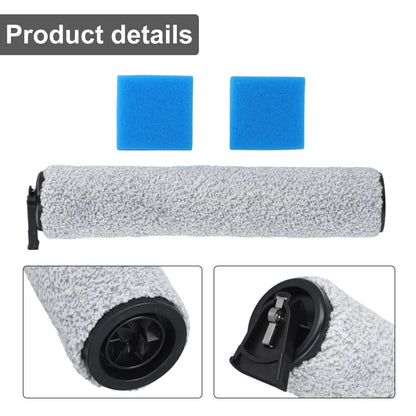 For Eureka NEW400 Vacuum Cleaner Accessory Set Soft Wool Bristles Sponge Roller Brush Accessory Set
