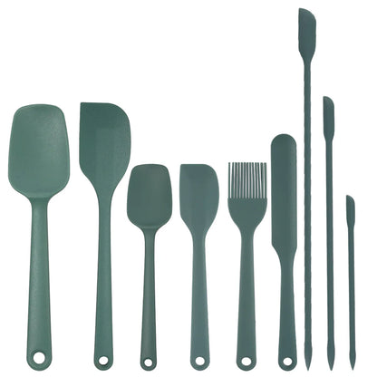 6/9 Pieces Silicone Bakeware Spatula Set Non Stick Heat Resistant Spatulas Cooking Kitchen Essentials Baking Tools