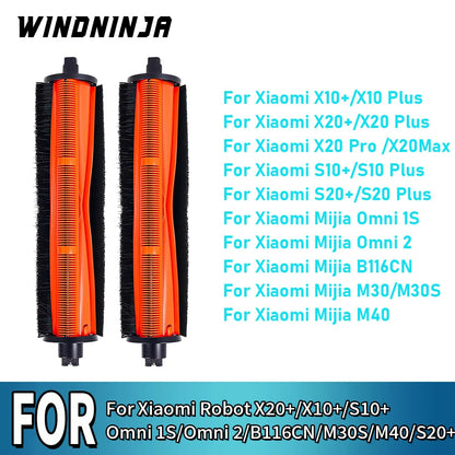 For Xiaomi Omni 1S B116 X20+ X20 Plus X10+ X10plus S20+ S10+ M40 M30 M30S Cutting Hair Anti-Tangle Roller Brush Part Accessories
