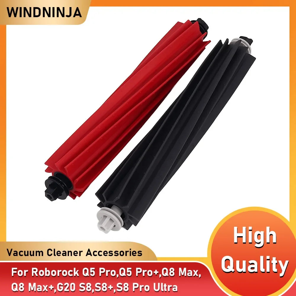 Main Brush Compatible with Roborock Q5 Pro/Q5 Pro+/Q8 Max/Q8 Max+/G20/S8/S8+/S8 Pro Ultra Robot Vacuum Roller Brush Main Brushes