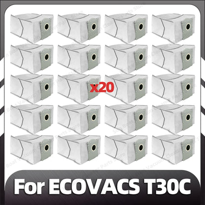 Compatible with ECOVACS T30C / T30C OMNI / T30C PRO OMNI Main Side Brush Filter Mop Pad Dust Bag Spare Parts Accessories