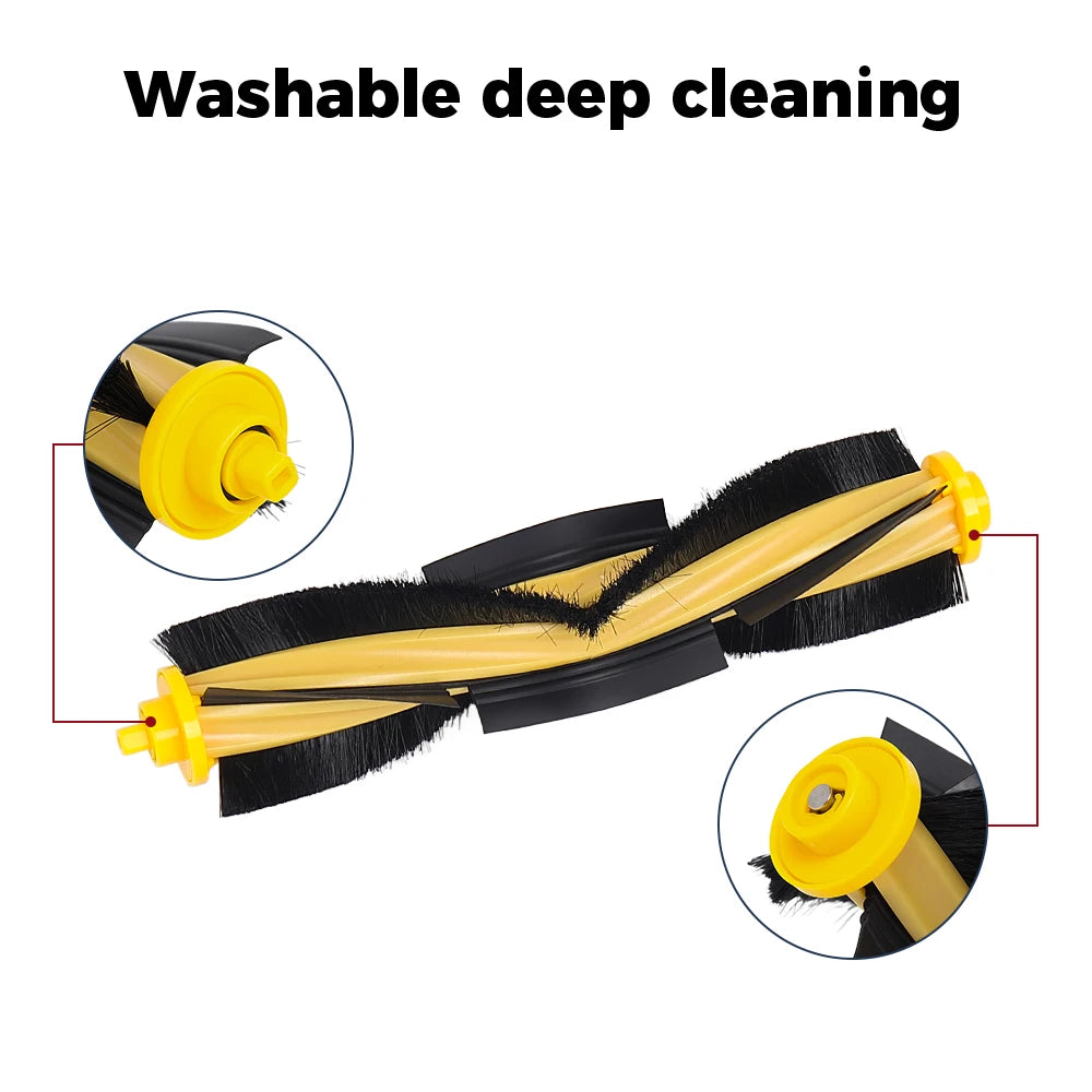 Main Roller Brush For Ecovacs OZMO 920 950 T5 T8 T8 Max T8 AIVI T9 N7 N8 Pro Yeedi 2 Hybrid Deep Clean Spare Accessories
