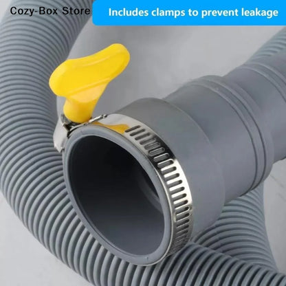 [ZY]1-2M Washing Machine Hose Washing Machine Hose Drain Stretchable Ripple Accessories[ZY]