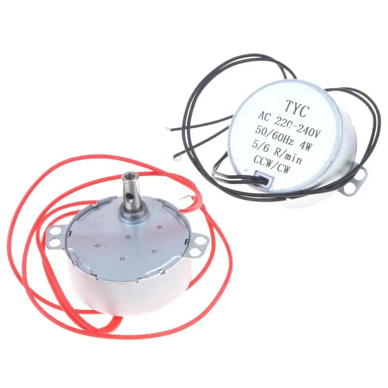High Torque TYC-50 Synchronous Motor 5-6R/min Stable Running AC 220V Replacement Part for Home Microwave Turntable Repair
