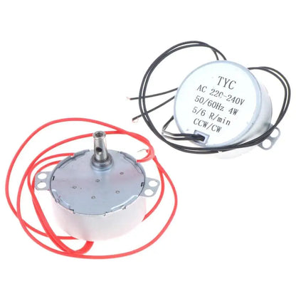 High Torque TYC-50 Synchronous Motor 5-6R/min Stable Running AC 220V Replacement Part for Home Microwave Turntable Repair