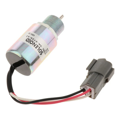 12v Engine Fuel Stop Solenoid PJ7415748 for Volvo EC13 EC15 EC15B EC20 EC20B EC25 EC30 EC35 EC45 Excavator