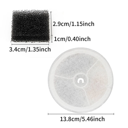 Pet Water Dispenser Replacement Filter Compatible with Eversweet 2S/3/3 Pro, Eversweet Solo/Solo2/Solo SE CYBERTAIL