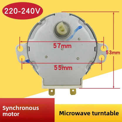 Compatible with Microwave Oven 220V Claw Pole Permanent Magnet Synchronous Motor Glass Turntable Small Motor Accessories