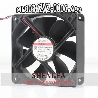 SUNON MEC0382V2-000C-A99 24V 5.4W 12038 120X120X38MM 12CM Frequency Converter Fan