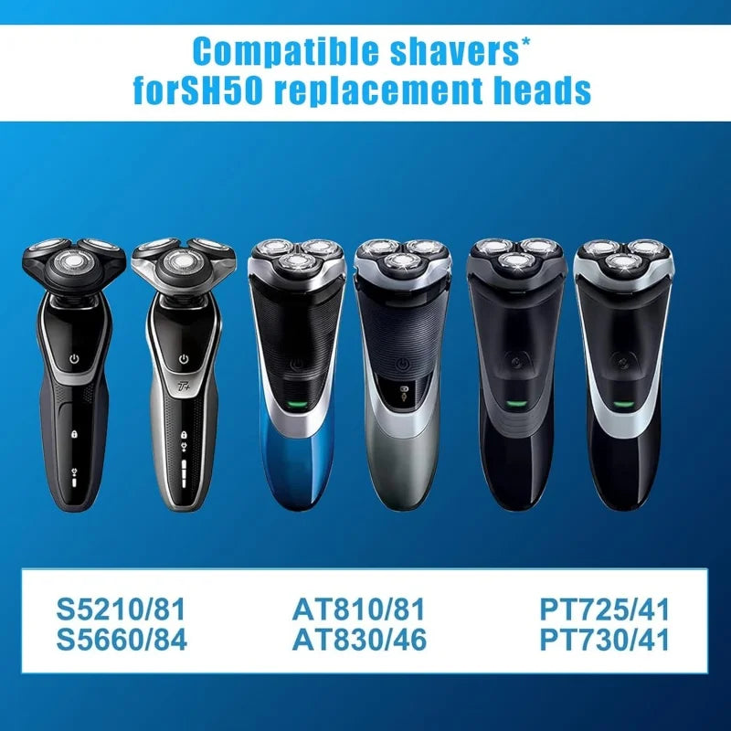 Electronic Shaver Head Replacement Blades Compatible with Philips SH50 Series 5000 S5370 S5571 S5420 S5140 S5078 Razor