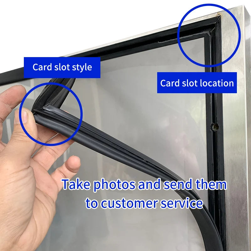 Refrigerator Door Seal — 9m — PVC Magnetic — Custom Size