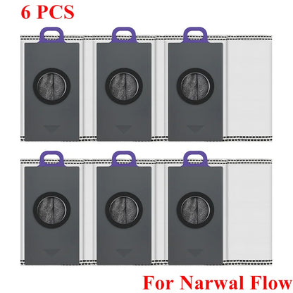 Replacement For Narwal Flow Vacuum Accessories Main Roller Side Brush Hepa Filter Mop Cloth Pads Dust Bag Spare Part