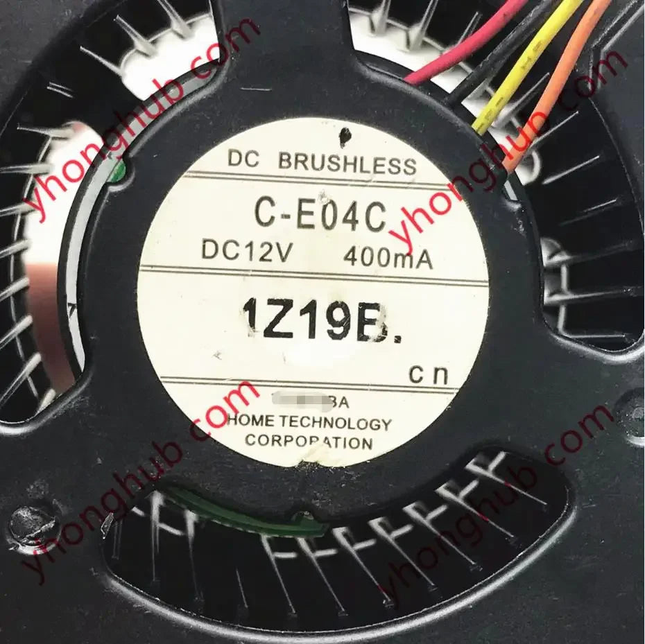 C-E04C Server Projector Cooling Fan DC 12V 400MA 65x62x40mm 4-Wire