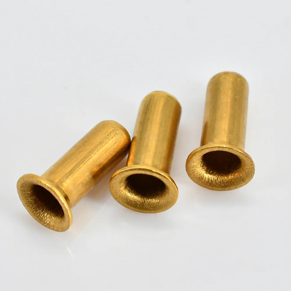 Copper Hollow Rivet Tubular Rivets Circuit Board Double-sided Circuit Board PCB Nails M1.3 M1.5 M1.7 M2 M2.3 M2.5 M3 M4 M5 M6