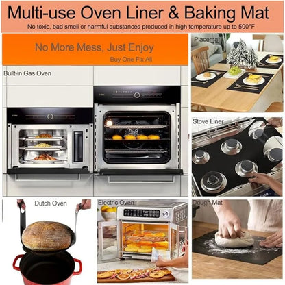 2pcs Reusable Protector Mat Heat Resistant Grill Mats Non-Stick BBQ Grill Mat Baking Mat Barbecue Tools Kitchen Bakeware