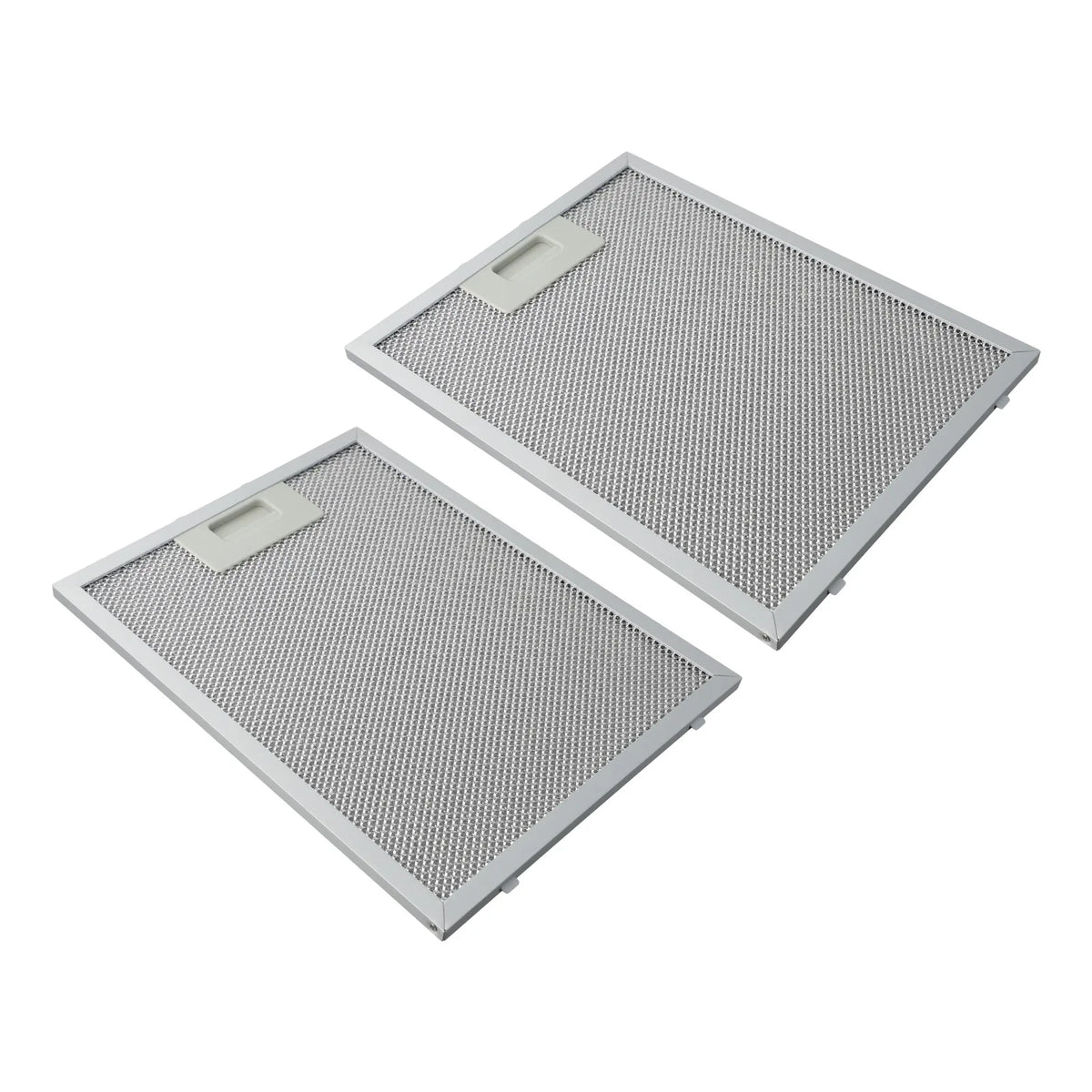 Set of 2 Metal Cooker Hood Filters with Enhanced Grease Filtration Fits Most Range Hoods Dimensions 300 x 240 x 9mm