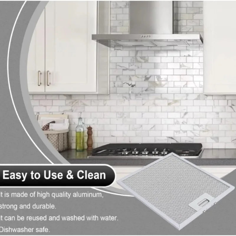 Range Hood Filter Cooker Hood Grease Leach Smoking Machine Grease Filter Screen Kitchen Metal Filter Network Replacement Parts