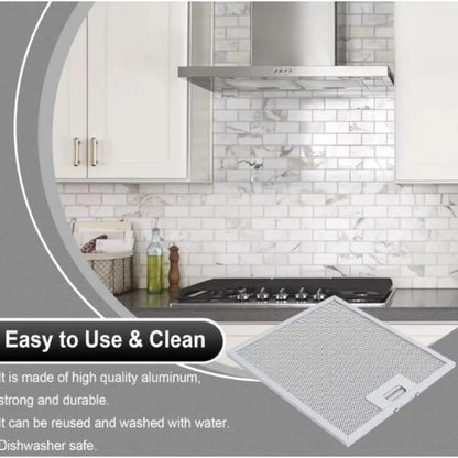 Range Hood Filter Cooker Hood Grease Leach Smoking Machine Grease Filter Screen Kitchen Metal Filter Network Replacement Parts
