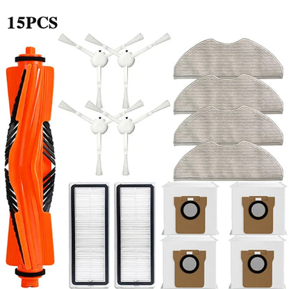 Compatible with Xiaomi Robot Vacuum H40 / OV51 Accessories Main Side Brush Mop Cloth HEPA Filter Dust Bag Replacement Spare Parts