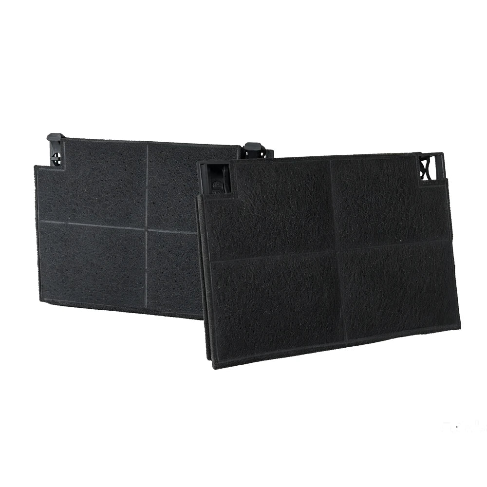 2Pcs Cooker Hood Activated Carbon Filter Replacement, Range Hood Charcoal Filter Insert 193×137×21mm