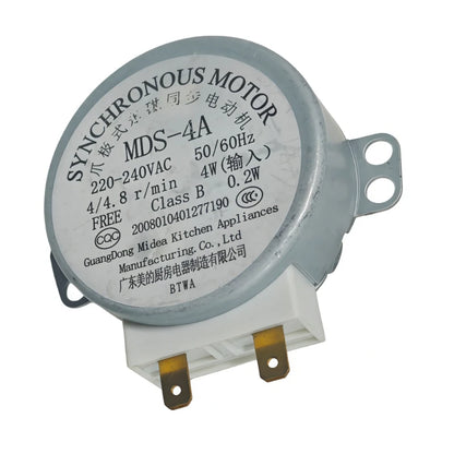 220-240V 4W 4/4.8RPM 49mm Dia Micro Synchronous Motor for Warm Air Blower 50/60Hz CW/CCW Microwave Oven Tray Motor CCTV