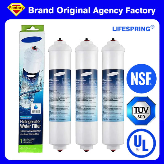 Inline Refrigerator Water Filter Compatible with Samsung DA29-10105J / HAFEX
