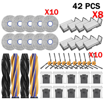 Dreame X60 Max Ultra Robot Vacuum Cleaner Accessories Main Side Brush HEPA Filter Mop Cloths Dust Bag Spare Parts