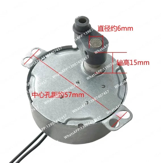 For Fan Synchronous Motor Parts TYJ2.5 5r/min 2.5r/min Replacement Accessory for Home Appliance Repair
