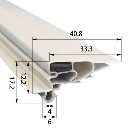Refrigerator Door Seal — 2.5M — PVC Magnetic