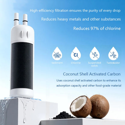 Replacement Refrigerator Water Filter Compatible with Whirlpool / Kenmore W10295370A / EDR1RXD1 / EDR1RXD1B / W10295370
