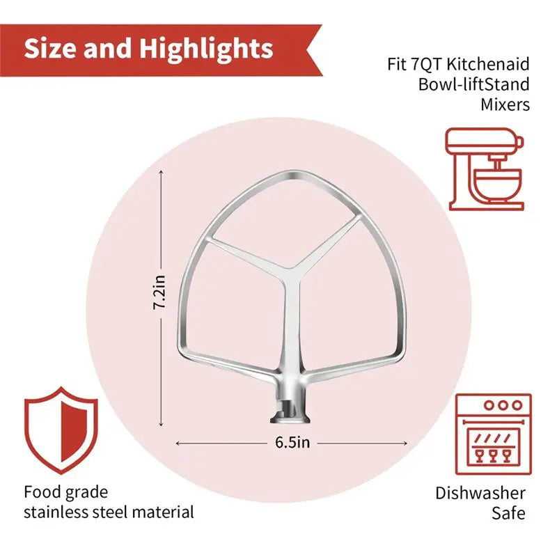 [B25B Kitchenaid Mixer Attachments Kitchenaid Paddle Attachment Stainless Steel Kitchen Aid Attachments