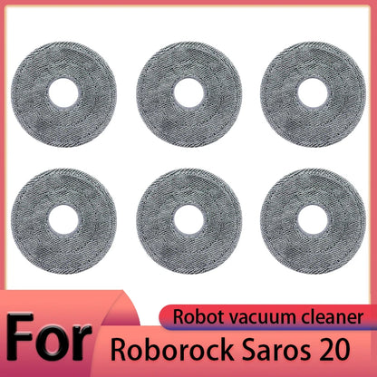 Compatible with Roborock Saros 20 Robot Vacuum Cleaner Accessories Main Brush Side Brush HEPA Filter Mop Cloths Dust Bag Spare Parts