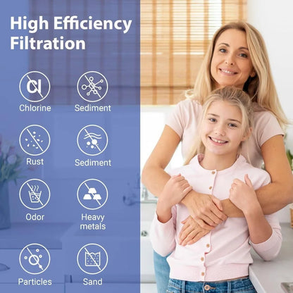 Replacement Refrigerator Water Filter Compatible with Whirlpool EDR2RXD1 / W10413645A / WRF989SDAB