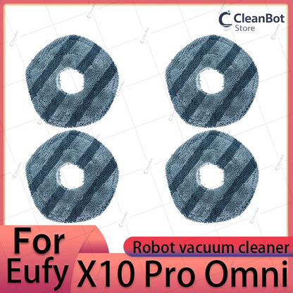 Accessories Compatible with Eufy X10 Pro Omni Robot Vacuum Dust Bag Hepa Filter Roller Side Brush Mop Cloth