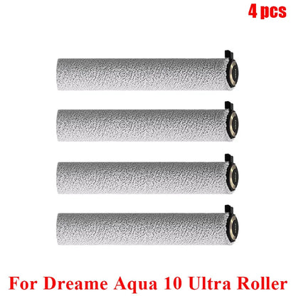 Acccessories Compatible with (Dreame Aqua 10 Ultra Roller) Vacuum Parts Main Roller Brush Side Brush Cleaner Filter Dust Bag Roller Mops