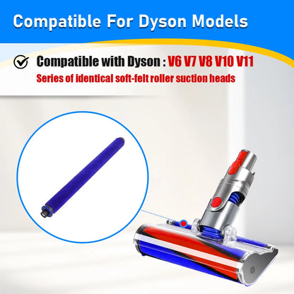 Roller Brush Bar Spare Parts for Dyson V6 V7 V8 V10 V11 Vacuum Cleaner Hard Floor Brush Main Brush Core Accessories Replacement
