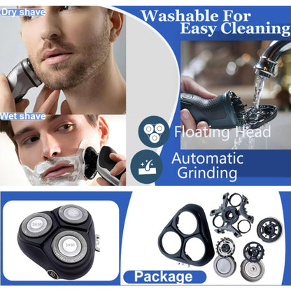 Complete Head Kit Compatible with Philips Shaver Series4000 Series1000 S4301 S4302 S4303 S3206 Shaver Including Blade Mesh Holder Top Cover