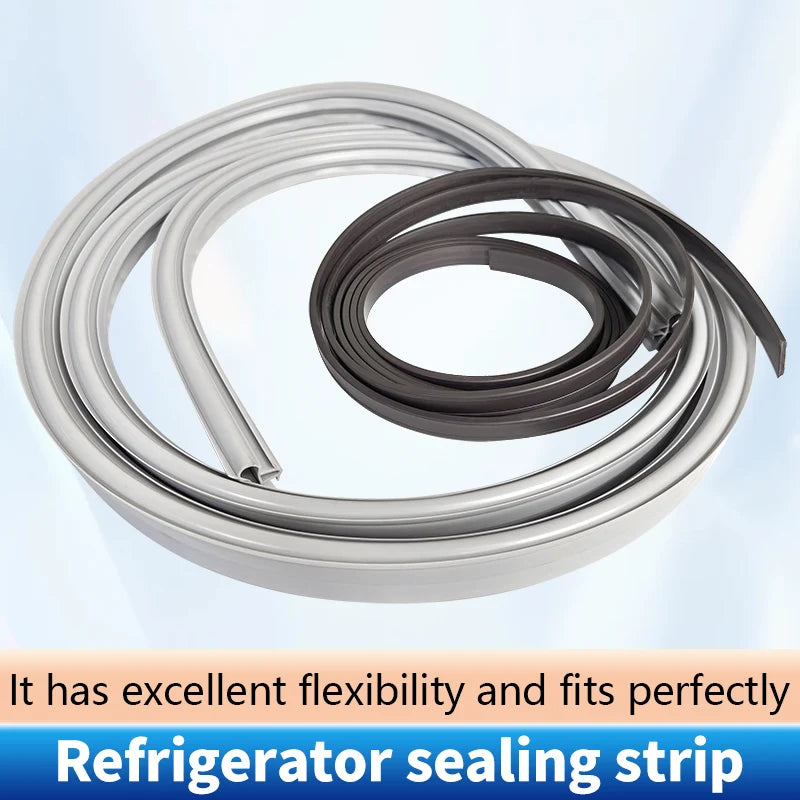 Refrigerator Door Seal — 2.5m Magnetic — Uncut Strip