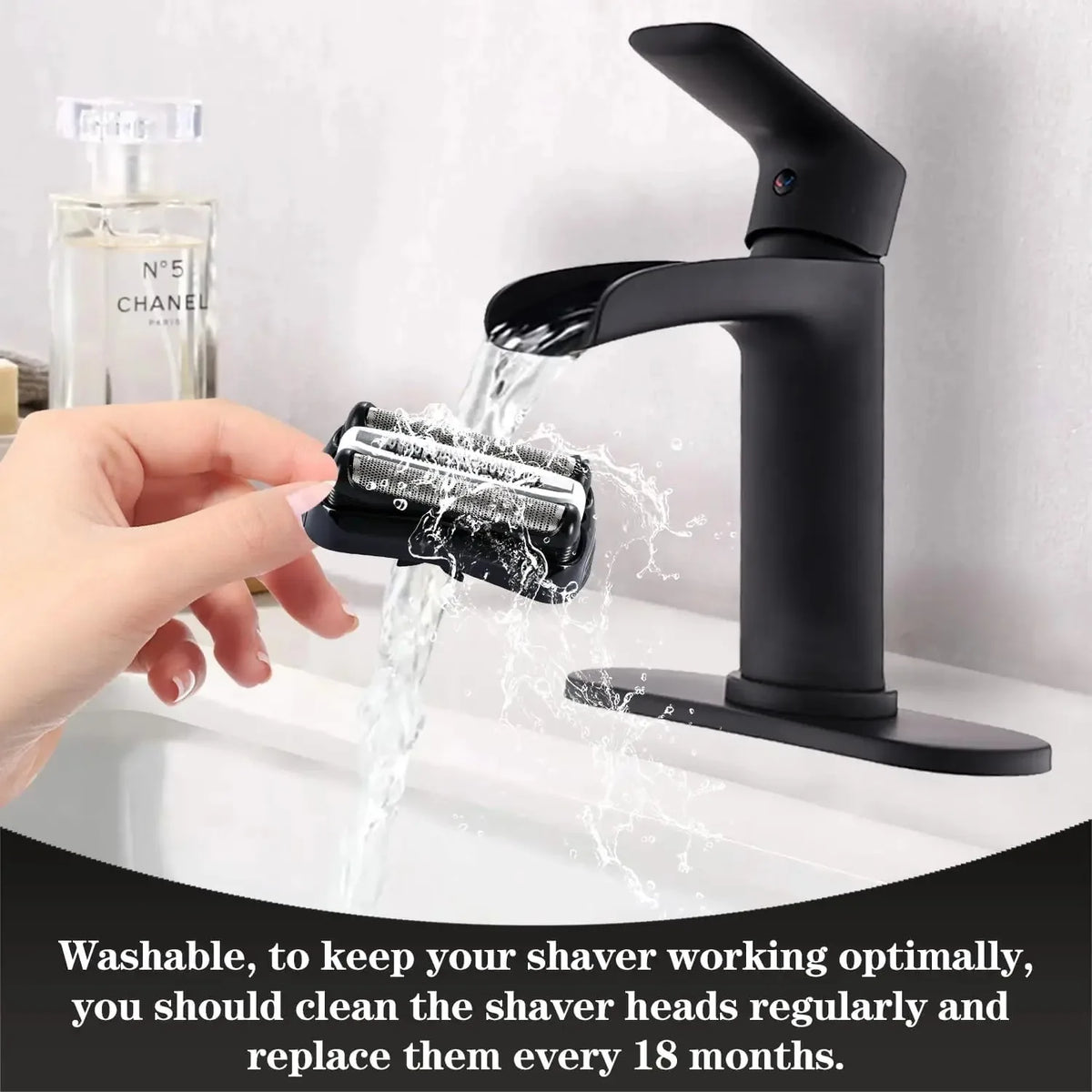 32B Replacement Shaver Head Compatible with Braun Series 3