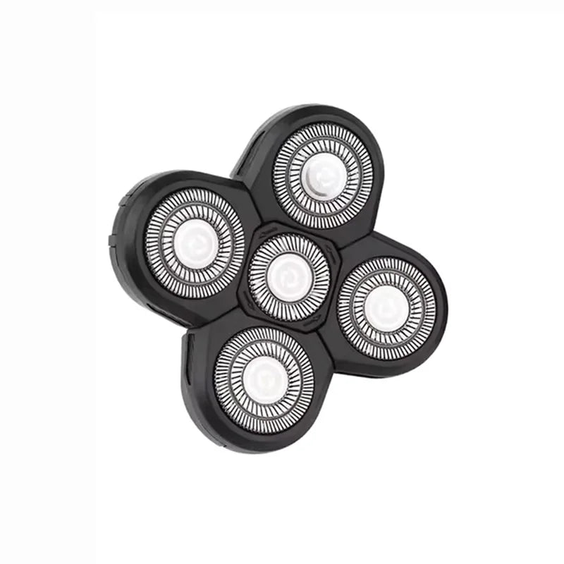 1Pack Replacement Shaver Head Electric Shaver 5D Independently 5 Cutter Floating Head Stainless Steel Shaver Blade