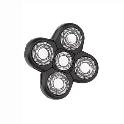 1Pack Replacement Shaver Head Electric Shaver 5D Independently 5 Cutter Floating Head Stainless Steel Shaver Blade
