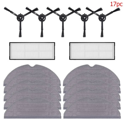 Spare Parts Kit Compatible with Roborock S8 S8 Pro Ultra S8+ Vacuum Cleaner Filter Main Roller Brush Side Brush Mop Cloths Replacement