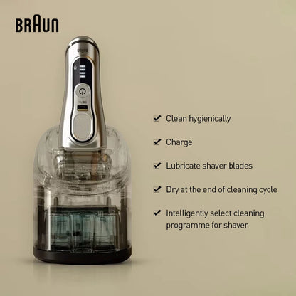 Braun ShaverCare Cleaning Stations Smart Clean Center For Braun Shaver 4 Models to Choose(Without Shaver))